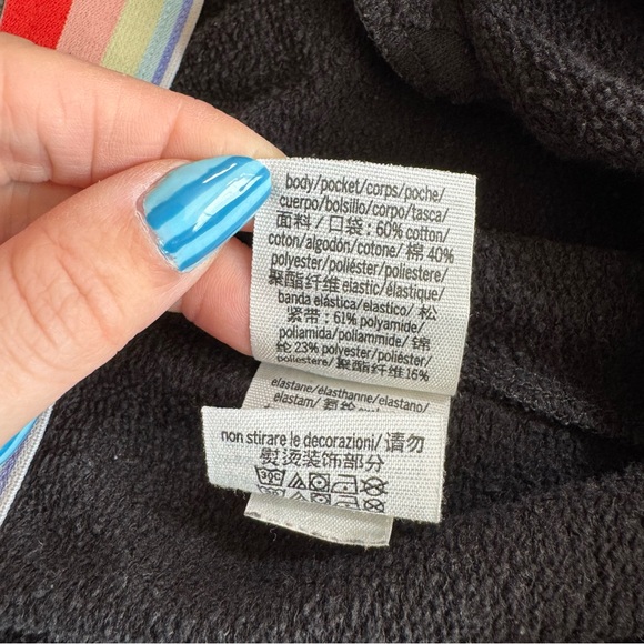 Y2K 2000’s PINK VE Victoria’s Secret Sweatpants Black White L - Picture 9 of 12